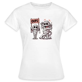 Momies chaotiques - T-shirt Femme - blanc - Devant - AI Model Female 172 dark (172cm)