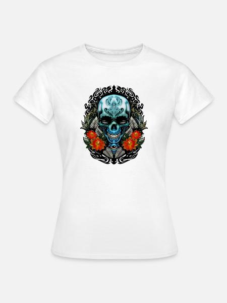 Toller Schädel - Frauen T-Shirt - Weiß