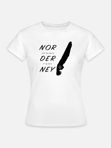 Norderney - Frauen T-Shirt - Weiß