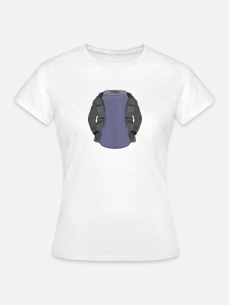 Lustiges kaltes Getränk - Frauen T-Shirt - Weiß