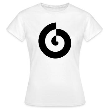 Spirale - T-shirt Femme - blanc - Devant - AI Model Female 172 dark (172cm)