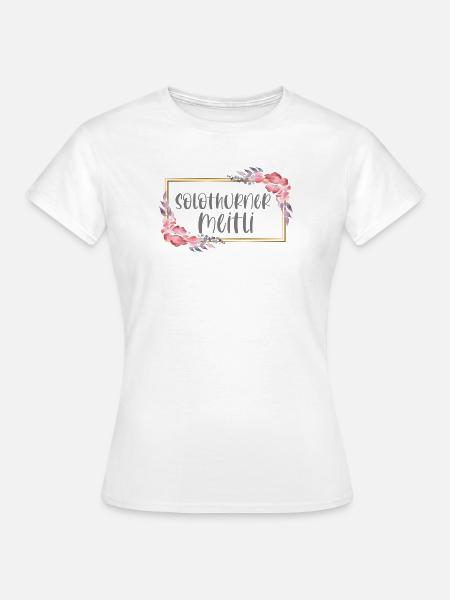 Schweiz Solothurn Mädchen Heimat Geschenk - Frauen T-Shirt - Weiß