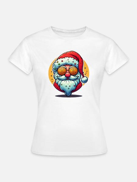 Crypto Claus - Frauen T-Shirt - Weiß