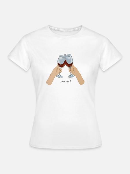 Cheers - Frauen T-Shirt - Weiß
