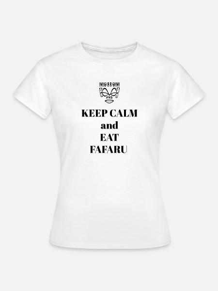 FAFARU - Frauen T-Shirt - Weiß