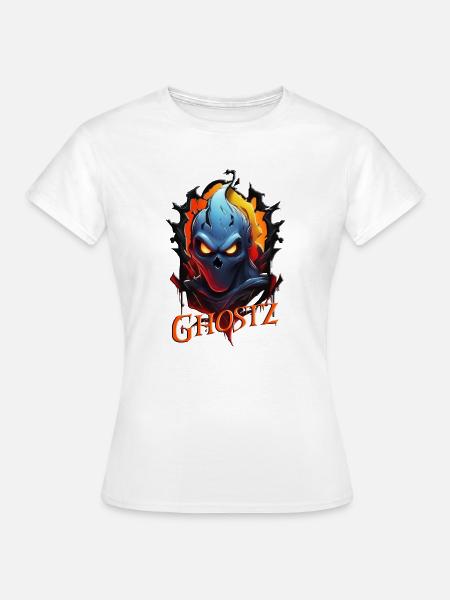 Ghostz – Dark Wraith - Frauen T-Shirt - Weiß