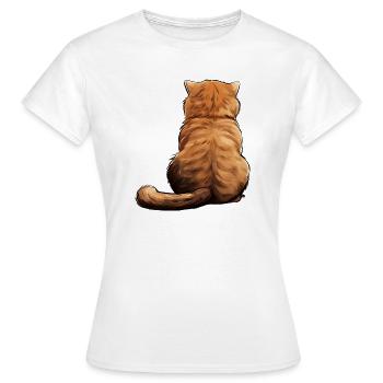 Pli écossais - T-shirt Femme - blanc - Devant - AI Model Female 172 dark (172cm)