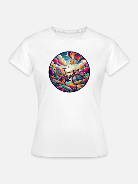 Fabelhafter Gravelbiker, Straße - Frauen T-Shirt - Weiß