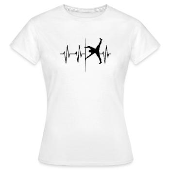 drapeau humain gymnastique d’équipe gymnastique gymnastique sport - T-shirt Femme - blanc - Devant - AI Model Female 172 dark (172cm)