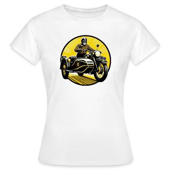 Gespannfahrer in der Sonne - Frauen T-Shirt - Weiß - Vorne - AI Model Female 172 dark (172cm)