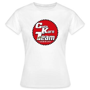 Grain , Party , Wheat Grain ,Cola Grain Team(25) - Women's T-Shirt - white - Front - AI Model Female 172 dark (172cm)