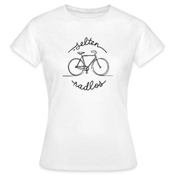 selten radlos radsport radfahren rad outdoor - Frauen T-Shirt - Weiß - Vorne - AI Model Female 172 dark (172cm)