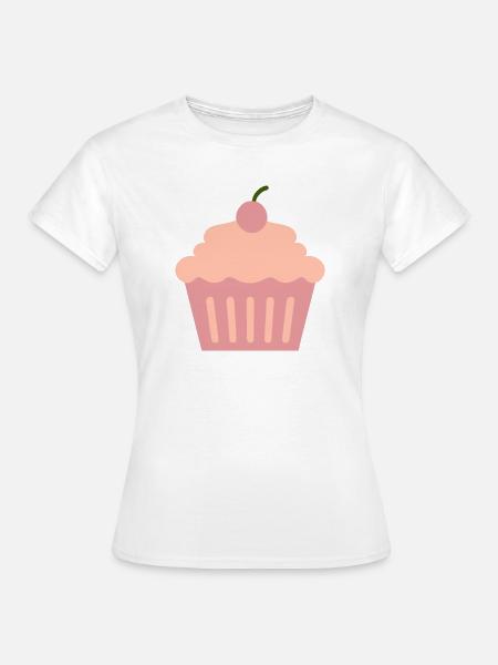 Cupcake - Frauen T-Shirt - Weiß