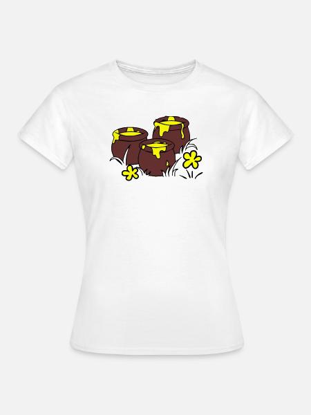 Topf - Frauen T-Shirt - Weiß