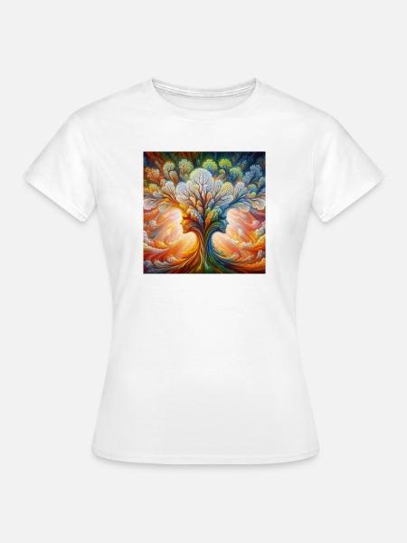 Baum des Lebens - Frauen T-Shirt - Weiß