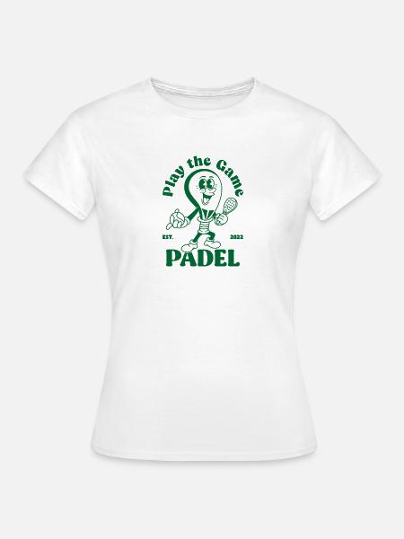 Spielen Sie das Spiel Padelshirt - Frauen T-Shirt - Weiß