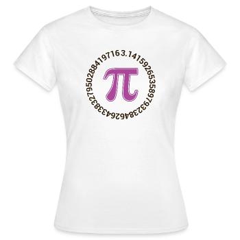Pi Day - Bonne journée Pi - T-shirt Femme - blanc - Devant - AI Model Female 172 dark (172cm)