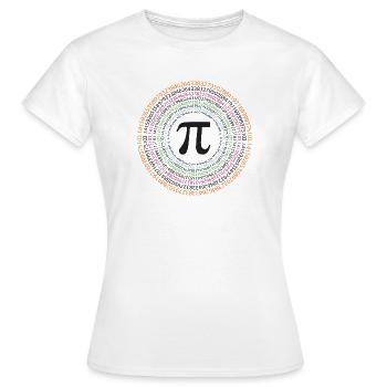 Pi Day - Bonne journée Pi - T-shirt Femme - blanc - Devant - AI Model Female 172 dark (172cm)