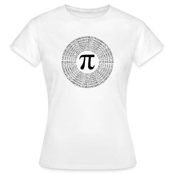 Pi Day - Bonne journée Pi - T-shirt Femme - blanc - Devant - AI Model Female 172 dark (172cm)