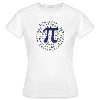 Pi Day - Bonne journée Pi - T-shirt Femme - blanc - Devant - AI Model Female 172 dark (172cm)