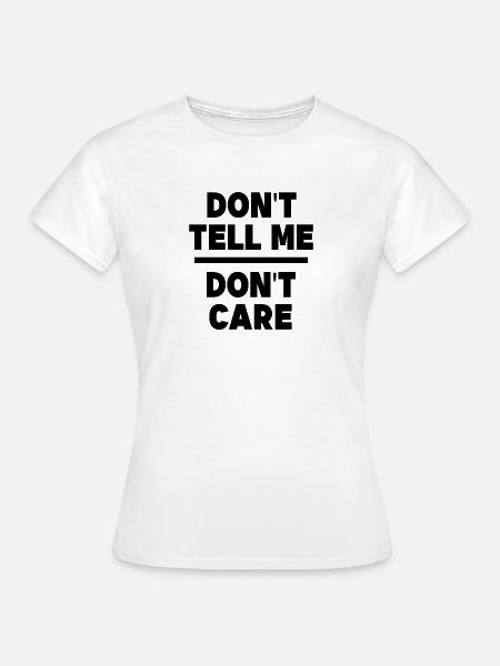 Ist Mir Wurscht Egal Statement Chill - Frauen T-Shirt - Weiß