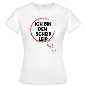 Je m’en fous de la déclaration, je m’en fous - T-shirt Femme - blanc - Devant - AI Model Female 172 dark (172cm)