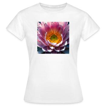 Nénuphar - T-shirt Femme - blanc - Devant - AI Model Female 172 dark (172cm)