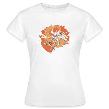 Cooler Style für Skateboarder auf der Halfpipe - Frauen T-Shirt - Weiß - Vorne - AI Model Female 172 dark (172cm)