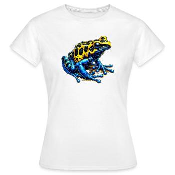 Frog - Women's T-Shirt - white - Front - AI Model Female 172 dark (172cm)