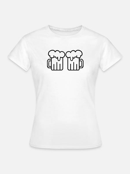 Bier - Frauen T-Shirt - Weiß
