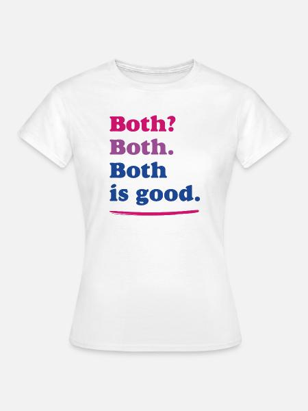 LGBTQ-Pride-Monat – Bisexuelle Pride - Frauen T-Shirt - Weiß