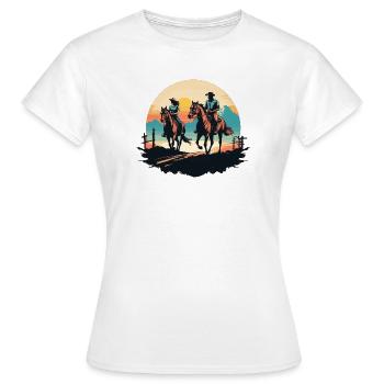 Circonscription de l’Ouest - T-shirt Femme - blanc - Devant - AI Model Female 172 dark (172cm)