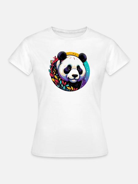 Panda - Frauen T-Shirt - Weiß