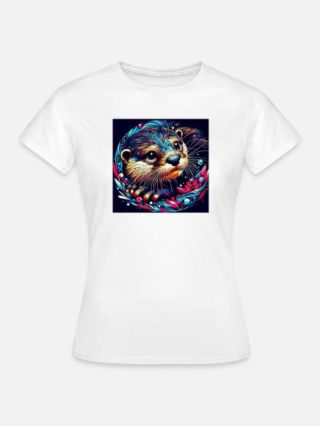 Otter - Frauen T-Shirt - Weiß