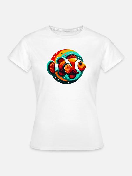 Clownfisch - Frauen T-Shirt - Weiß