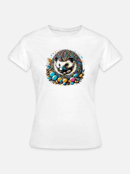 Igel - Frauen T-Shirt - Weiß