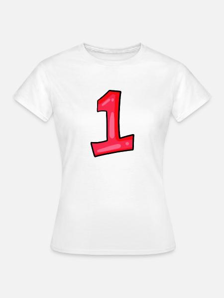 1 - Frauen T-Shirt - Weiß