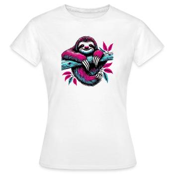 Paresse - T-shirt Femme - blanc - Devant - AI Model Female 172 dark (172cm)