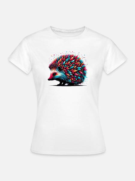 Hérisson - T-shirt Femme - blanc