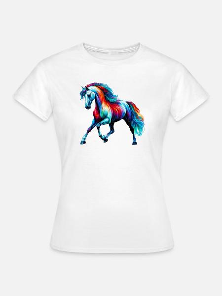 Pferd - Frauen T-Shirt - Weiß