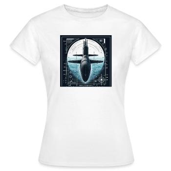 Unterseeboot - Frauen T-Shirt - Weiß - Vorne - AI Model Female 172 dark (172cm)