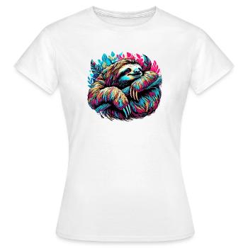 Paresse - T-shirt Femme - blanc - Devant - AI Model Female 172 dark (172cm)