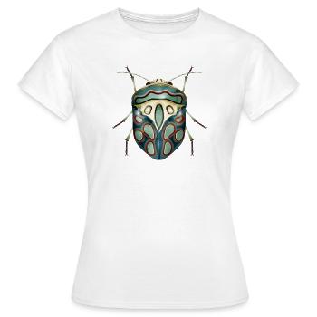 Sphaerocoris annulus faszinierendes Krabbeltier - Frauen T-Shirt - Weiß - Vorne - AI Model Female 172 dark (172cm)