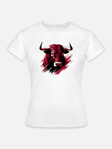 Toro - Maglietta da donna - bianco