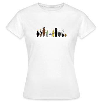 Return Crew - Frauen T-Shirt - Weiß - Vorne - AI Model Female 172 dark (172cm)