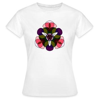 Ornement - T-shirt Femme - blanc - Devant - AI Model Female 172 dark (172cm)