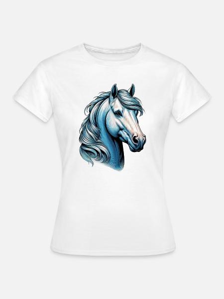 Pferd - Frauen T-Shirt - Weiß