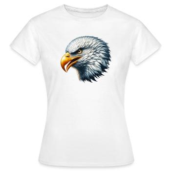 Eagle - Women's T-Shirt - white - Front - AI Model Female 172 dark (172cm)