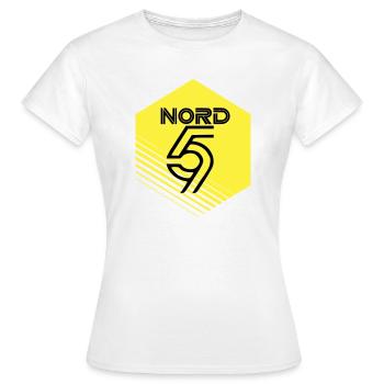 Nord - T-shirt Femme - blanc - Devant - AI Model Female 172 dark (172cm)