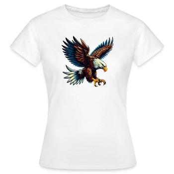 Eagle - Women's T-Shirt - white - Front - AI Model Female 172 dark (172cm)